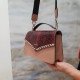 Женская кожаная сумка Arcadia 7538 ruga pit rosa rubino из натуральной кожи