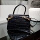 Итальянская женская сумка Arcadia 6791 balu nero из натуральной кожи