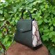 Женская кожаная сумка Arcadia 9190 palm+p nero/roccia из натуральной кожи