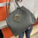 Женская кожаная сумка Di Gregorio 903/VIT grigio из натуральной кожи