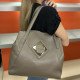 Женская кожаная сумка Di Gregorio 903/VIT taupe из натуральной кожи