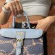 Женская кожаная сумка La Martina LMBA00685T BLUE из натуральной кожи