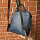 Женский кожаный рюкзак La Martina LMZA00652M BLUE из натуральной кожи
