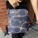 Женский кожаный рюкзак La Martina LMZA00690T BLUE из натуральной кожи
