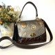 Женская кожаная сумка Marino Orlandi 4870C brown/bronza из натуральной кожи