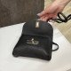 Женская кожаная сумка для телефона Visona 20625 Pony/Cal. GHEPARD/NERO из натуральной кожи