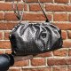Женская кожаная сумка Sara Burglar A0W1M1235 GRIGIO из натуральной кожи
