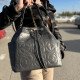 Женская кожаная сумка Sara Burglar A0W2H307 GRIGIO из натуральной кожи