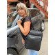 Женская кожаная сумка Sara Burglar A0W1S2001 NERO из натуральной кожи