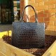 Женская кожаная сумка Tosca Blu TF19MB126 black croco из натуральной кожи