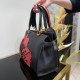 Женская кожаная сумка Tosca Blu TF19PB312 black dark red из натуральной кожи