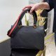 Женская кожаная сумка Tosca Blu TF19PB312 black dark red из натуральной кожи
