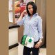 Кожаная женская сумка Tosca Blu TS2014B33 green из натуральной кожи