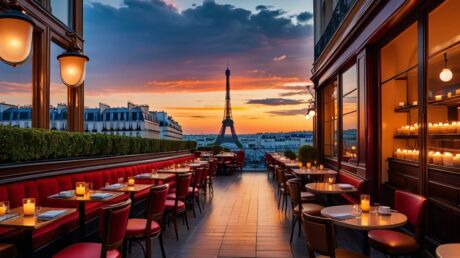 Парижские кафе и ужины при свечах 4 Парижские кафе и ужины при свечах